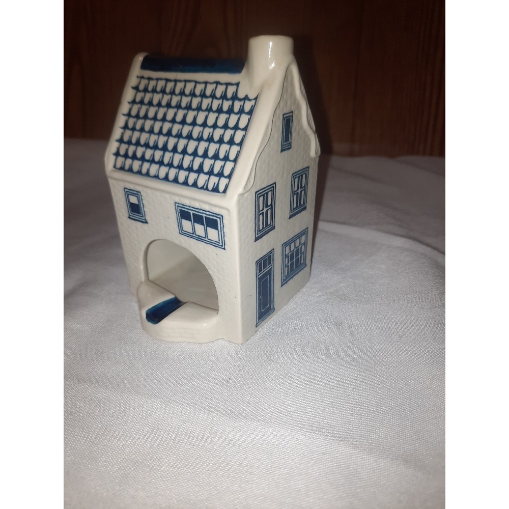 Vintage 1983 DELFT'S BLUE DISTEL ORIGINAL HOLLAND HAND-PAINTED HOUSE ASHTRAY